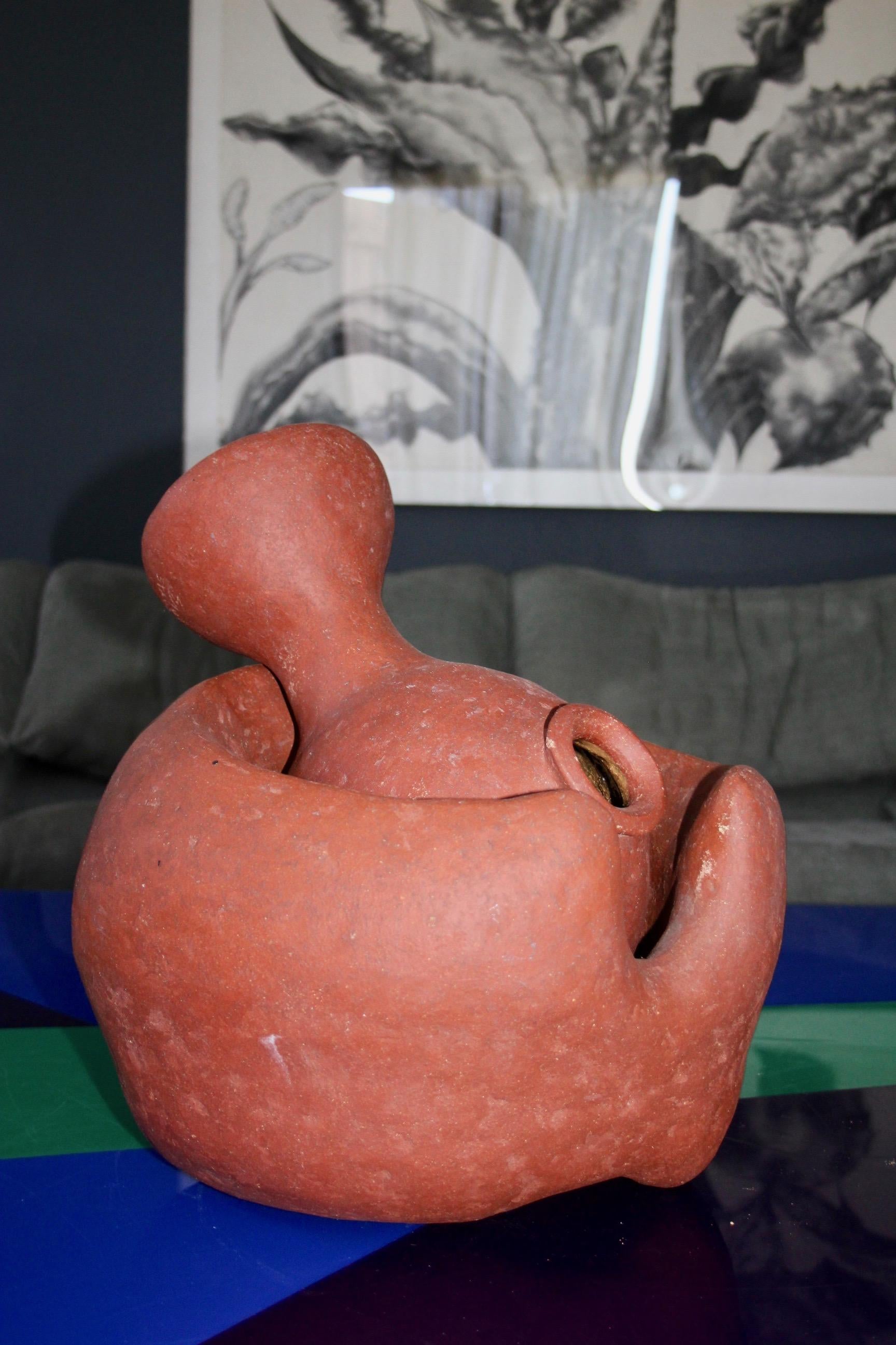 Céramique grecque anthropomorphe datée de 1986 Bon état - En vente à grand Lancy, CH