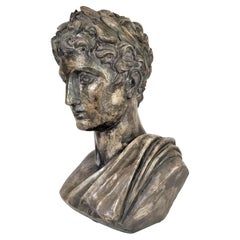 Greek Bust Sculpture Mid Century 