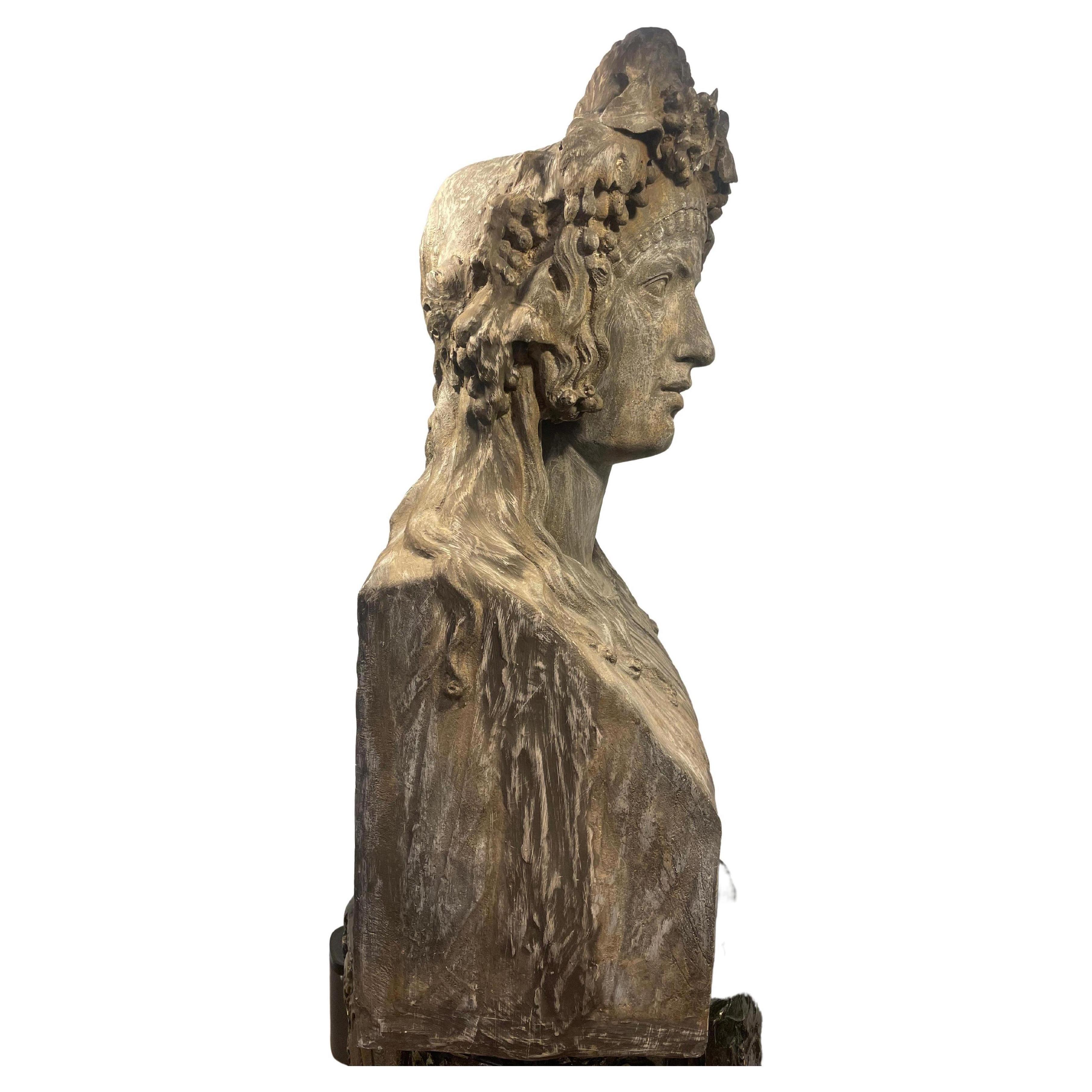 French Greek Goddess Composite Bust 