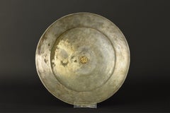 Greek Important Hellenistic Wine Phiale with Gold Divine Symbol Rosette