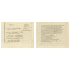 Griechische Inschriften aus Ägypten - Antiker Druck von antiken Texten, Pococke 1776