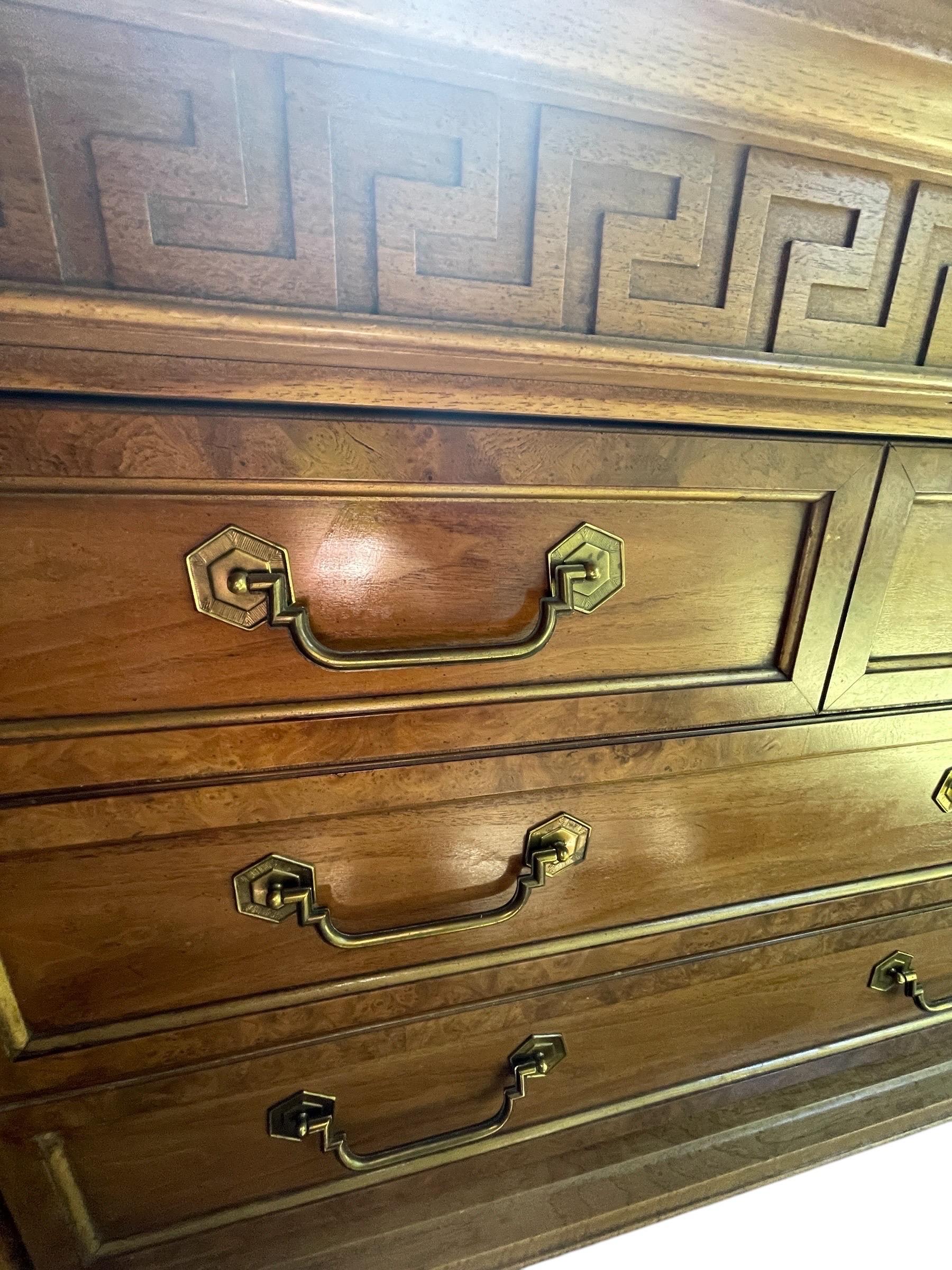 Greek Key Armoire Thomasville Tall Linen Chest Louis XVI Bedroom Armoire 1