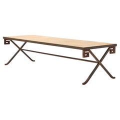 Greek Key Coffee Table, France 1940's