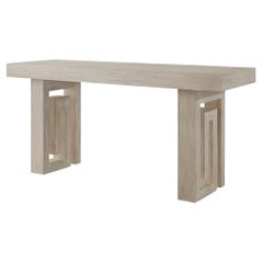 Greek Key Console Table