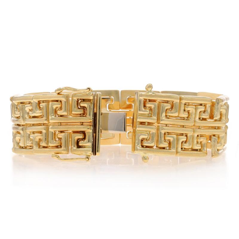 Women's Greek Key Link Bracelet 7