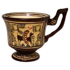 Tazza da tè in ceramica della mitologia greca