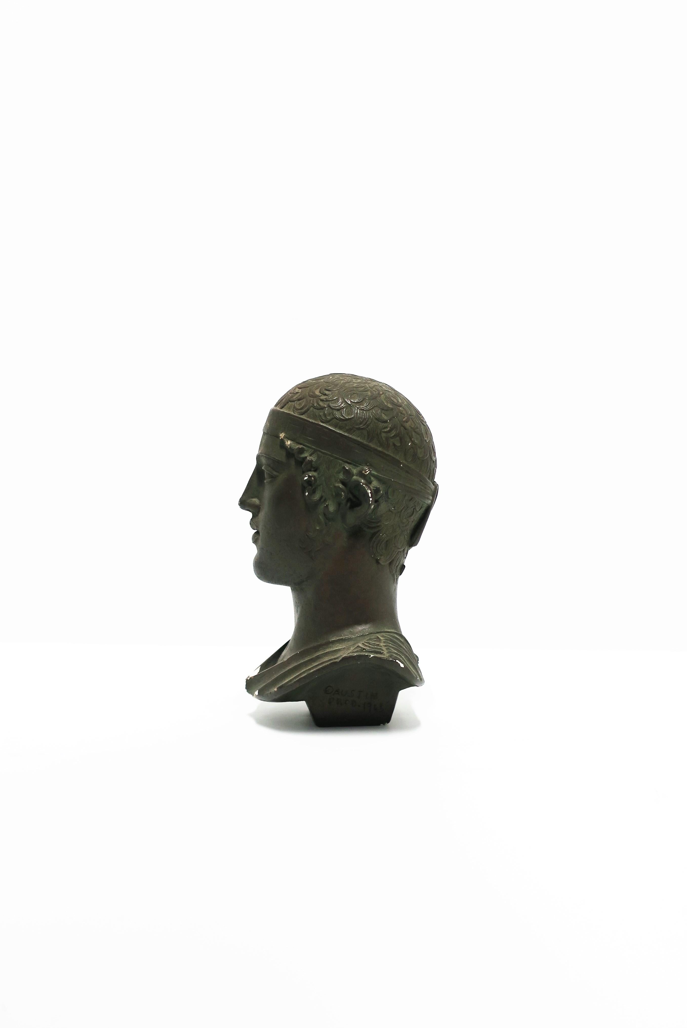 Griechische oder römische Kopfbüste-Skulptur, 1965 (Griechisch-römisch) im Angebot