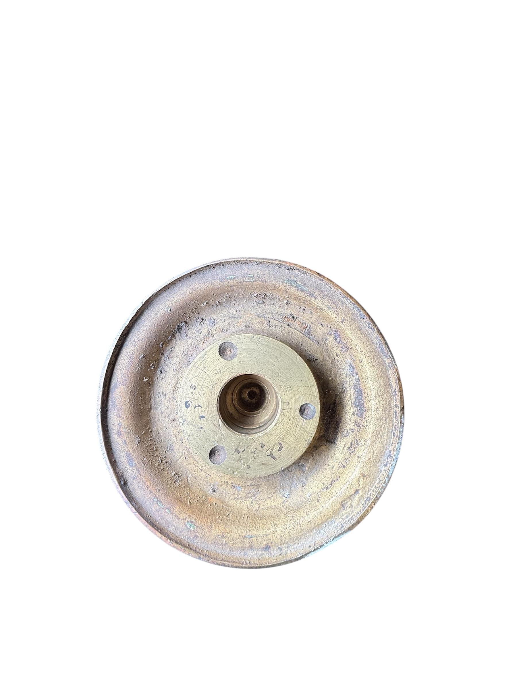 Sconosciuto Piedistallo in alabastro in bronzo di epoca greca in vendita