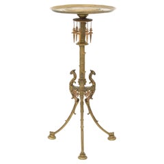 Piantana in bronzo in stile revival greco di Emile Louis Picault