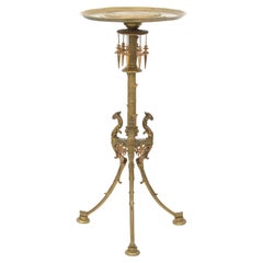 Greek Revival Bronze Stand After Emile Louis Picault