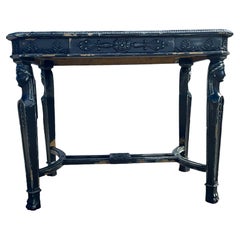 Greek Revival Distressed Decorative Table