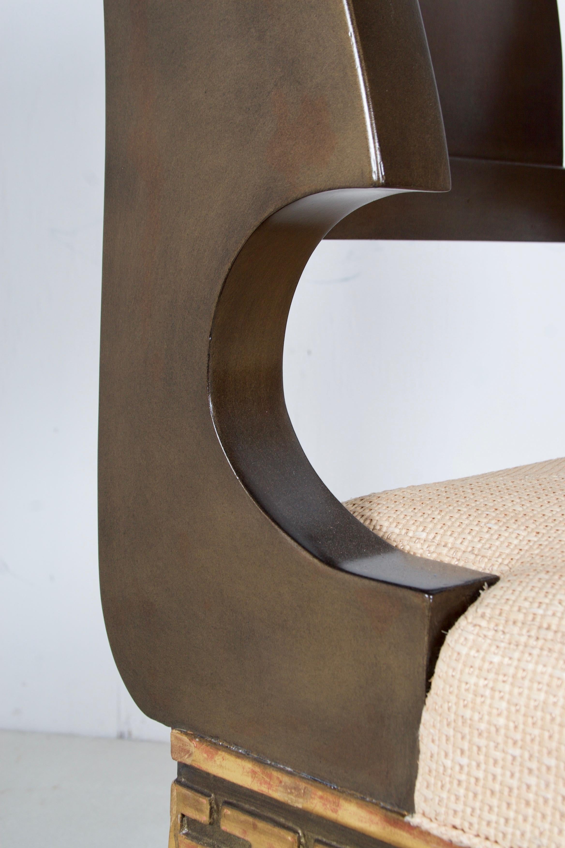 Moderne Säbelbein-Stühle in  Engl. Neoklassizistischer Stil, nach einem Modell von Thomas Hope im Angebot 5