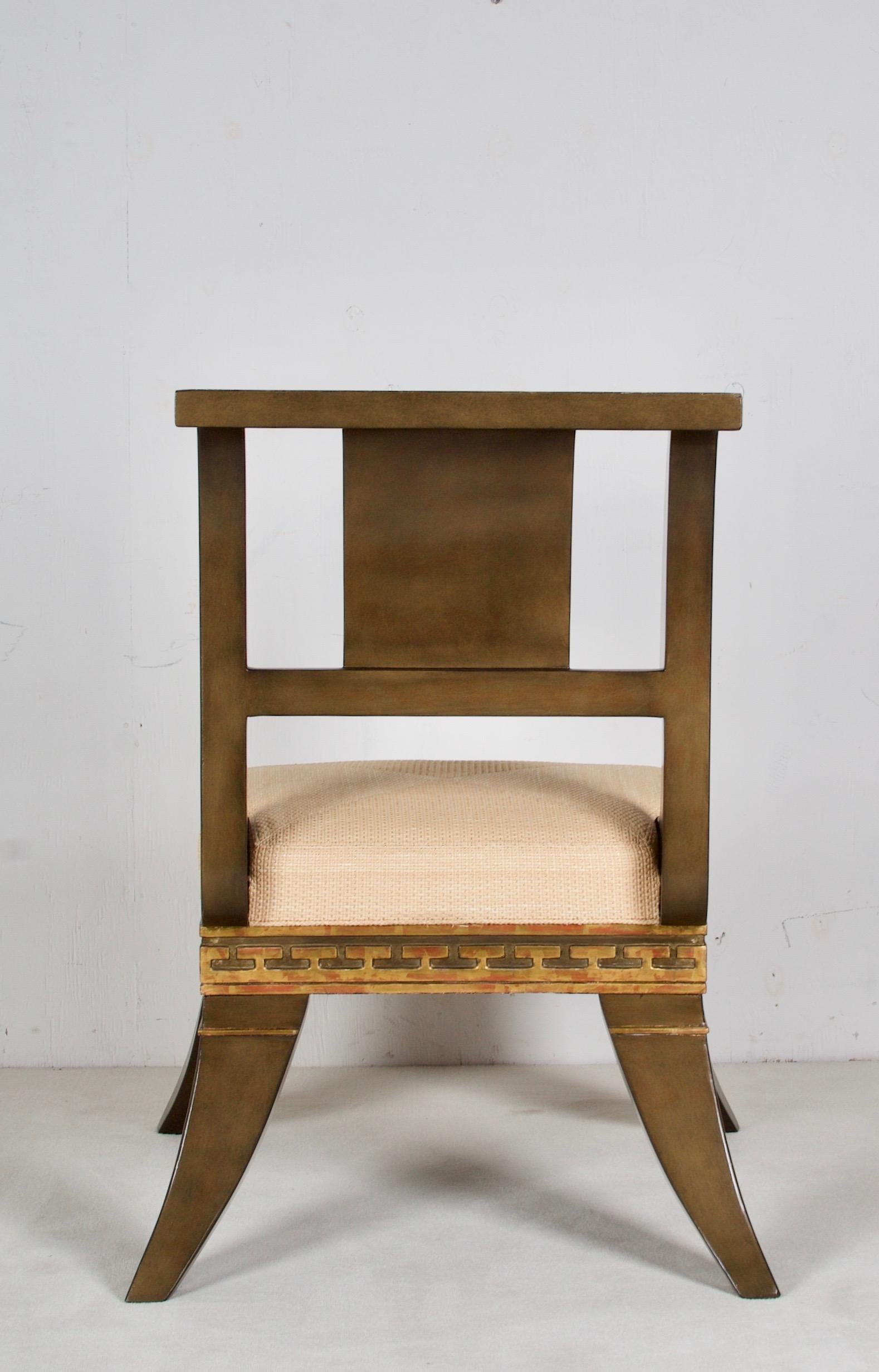Moderne Säbelbein-Stühle in  Engl. Neoklassizistischer Stil, nach einem Modell von Thomas Hope (amerikanisch) im Angebot