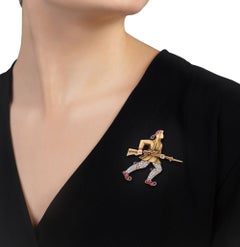 Greek Soldier Brooch