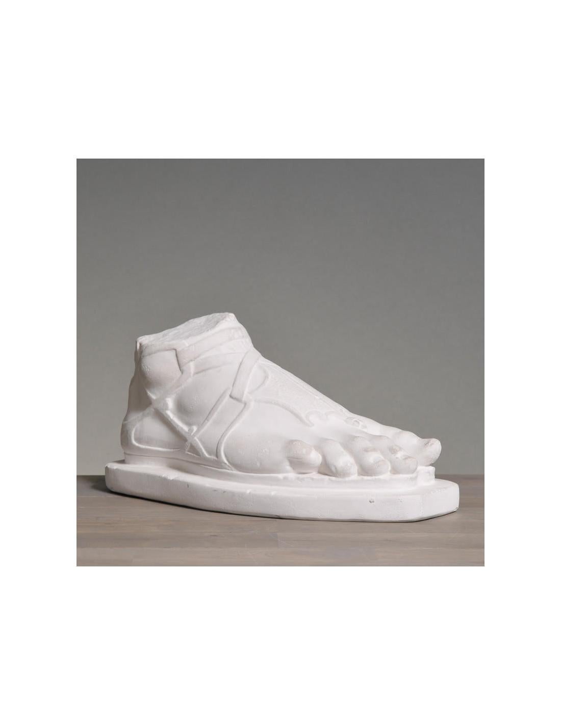 Greco classico Piede greco spartano in gesso, XX secolo. in vendita