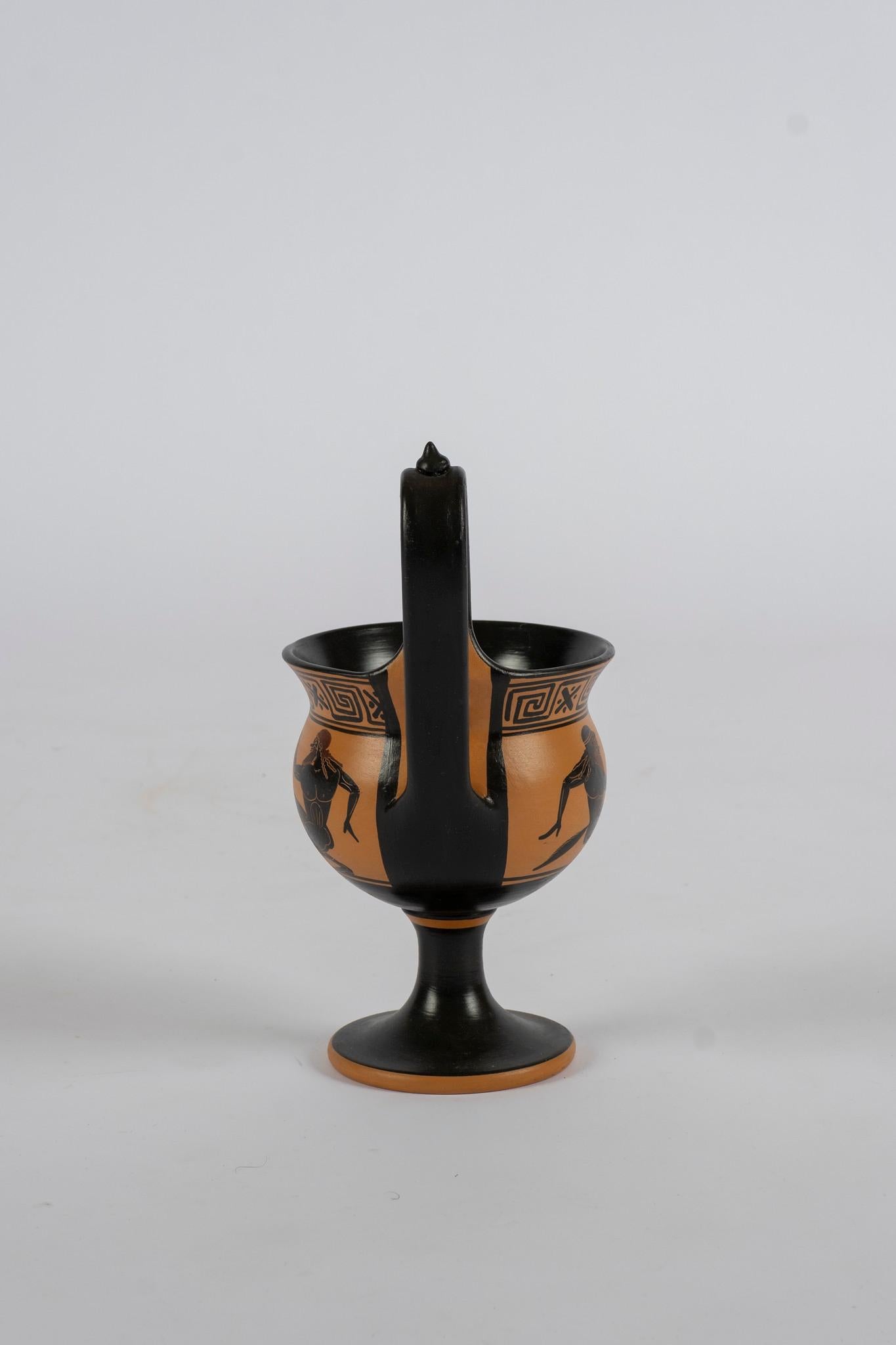 Kyathos greco a stelo in terracotta in vendita 4