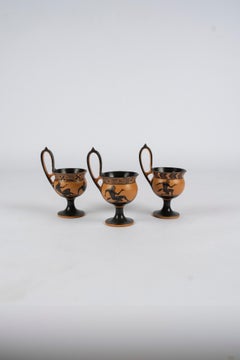 Terre cuite grecque à tige Kyathos