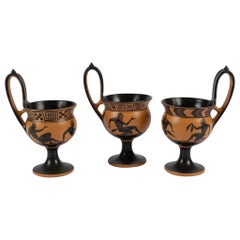 Greek Terra Cotta Stemmed Kyathos