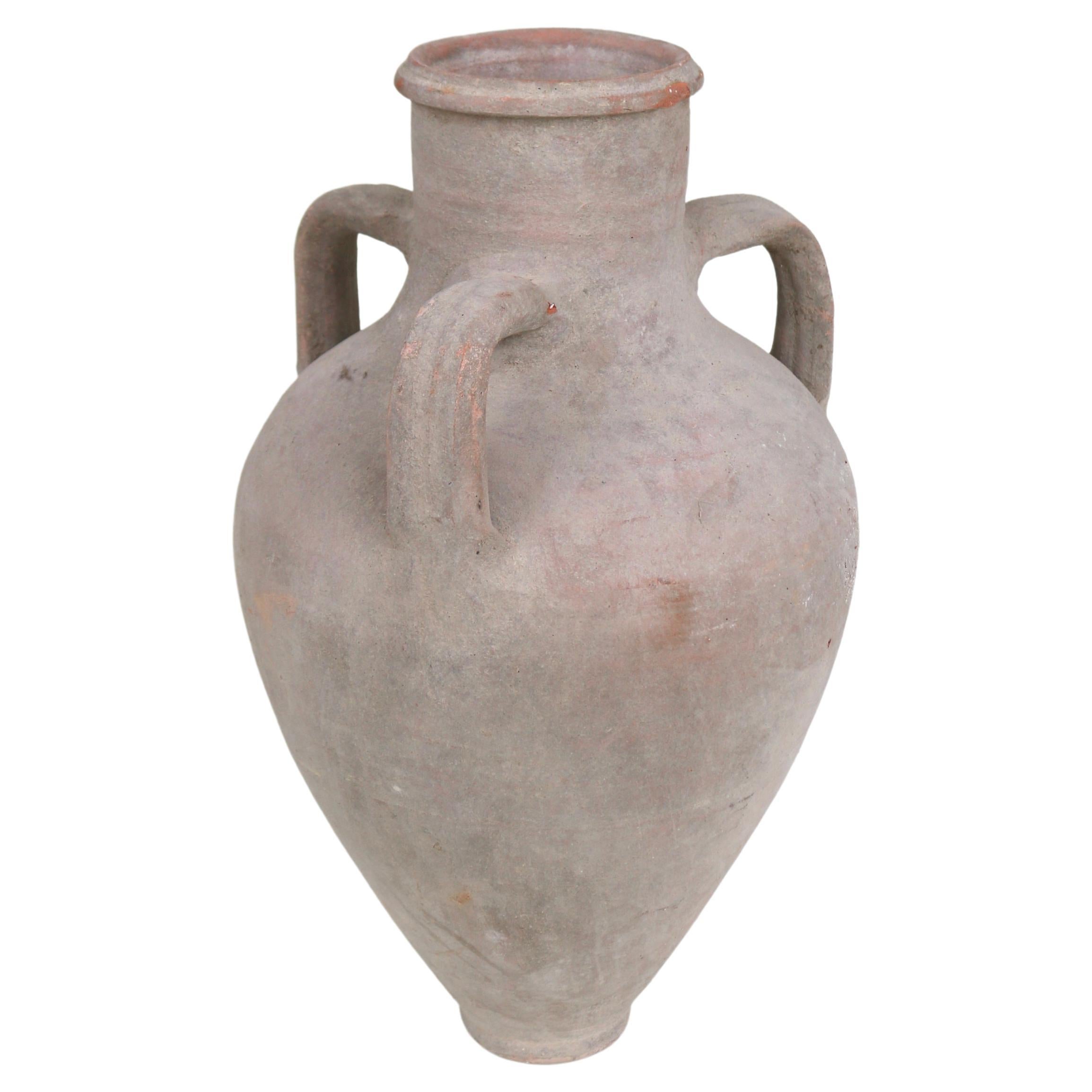 Greek Terracotta 3-Armed Amphora Jar