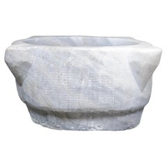 Fregadero Griego de Mármol de Carrara Blanco