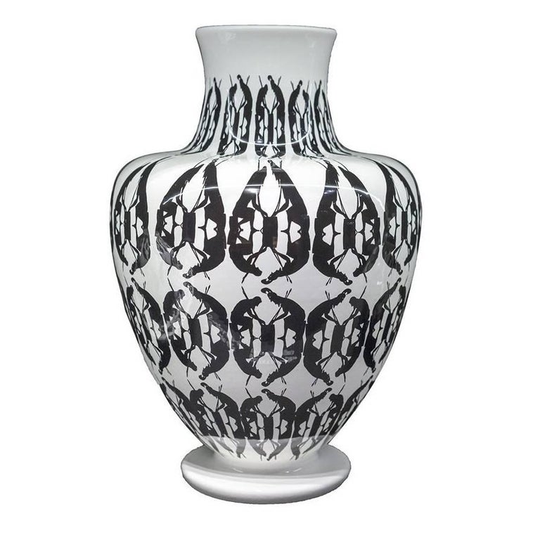 Greeky Large White Vase By Analogia Project For Driade For Sale At
