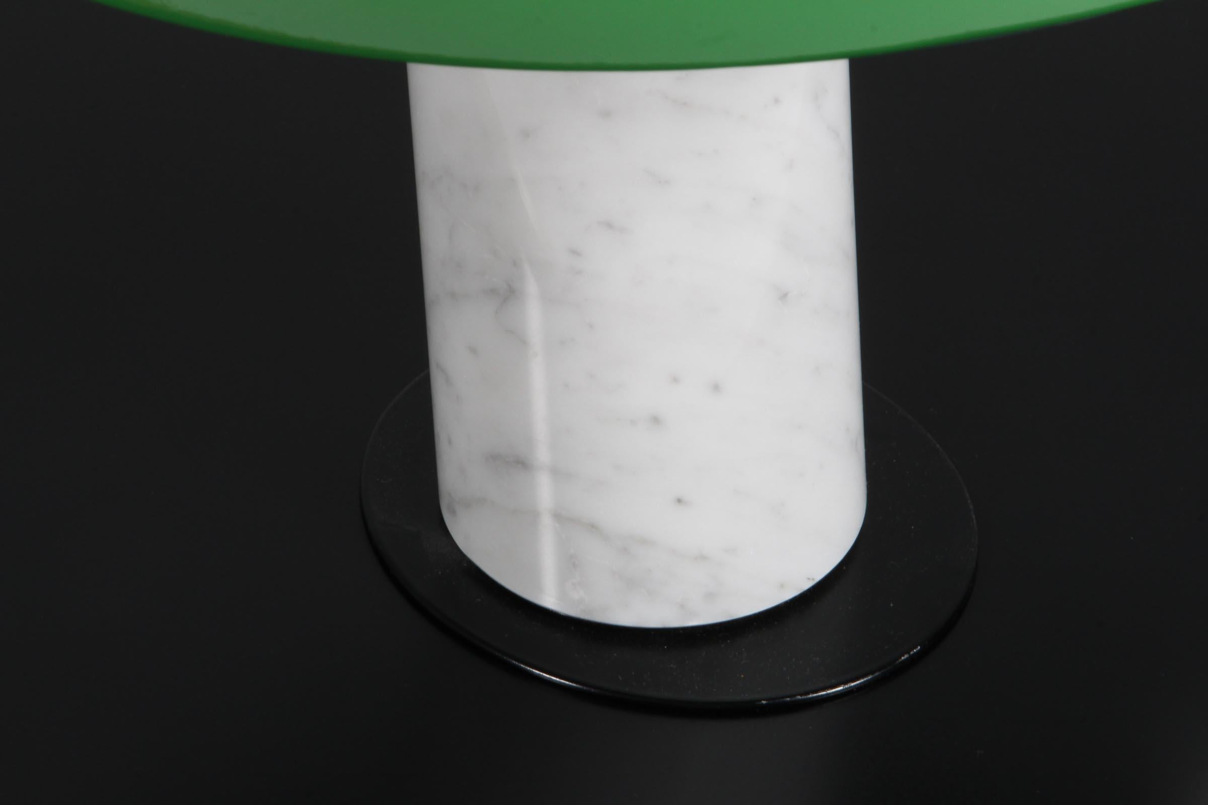 Mid-Century Modern Green Achille & Pier Giacomo Castiglioni Snoopy Table Lamp For Sale