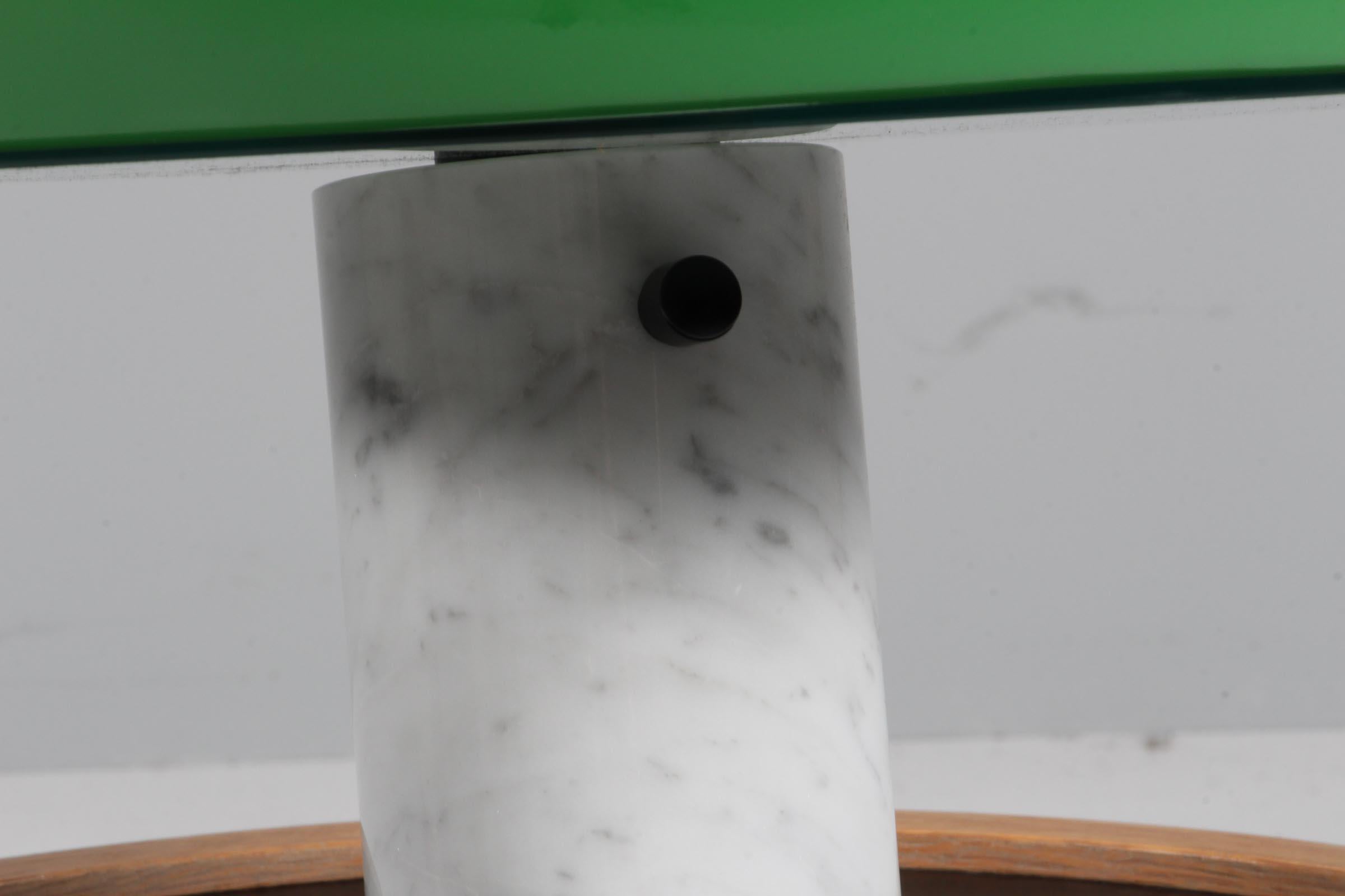 Italian Green Achille & Pier Giacomo Castiglioni Snoopy Table Lamp For Sale