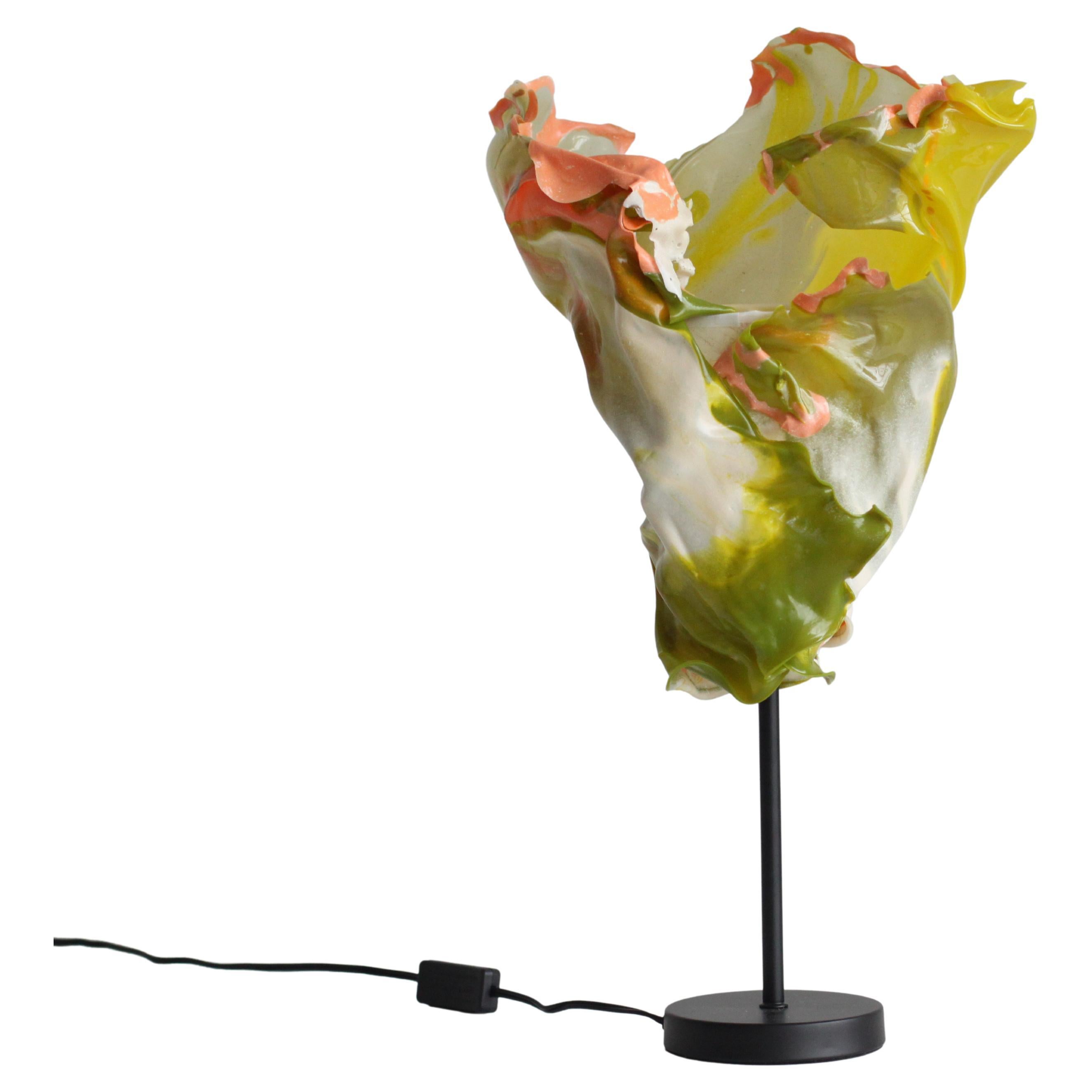 Green Acrylic Flower Lamp Shade