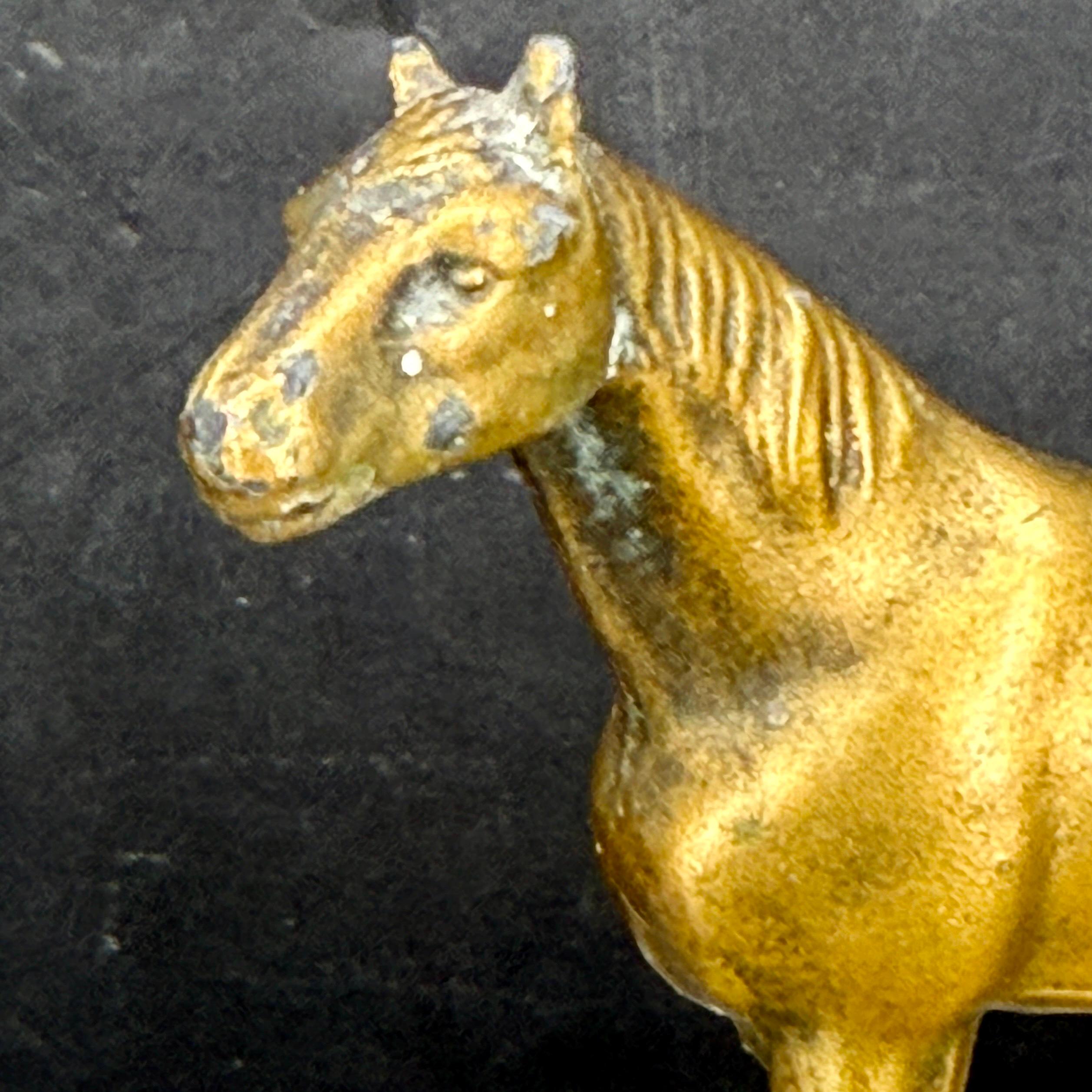 Grüner Achat und Bronze Pferd Statue Aschenbecher Schmuck Tablett im Angebot 8