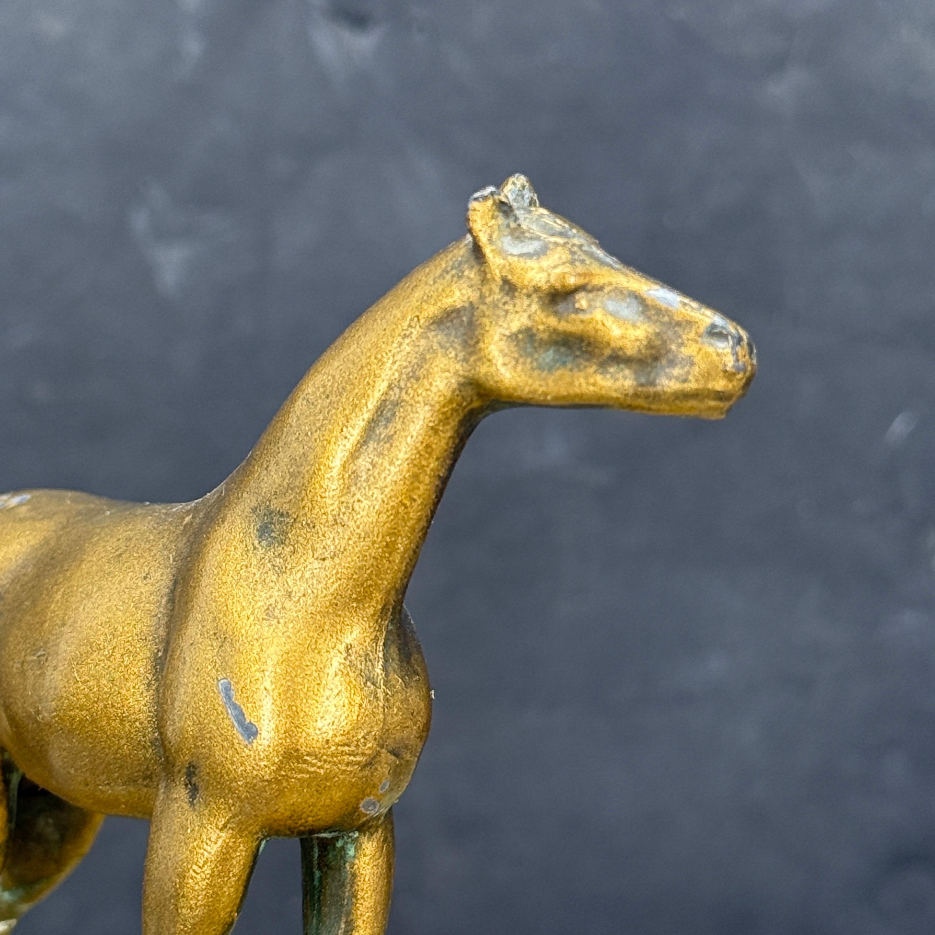 Grüner Achat und Bronze Pferd Statue Aschenbecher Schmuck Tablett im Angebot 9