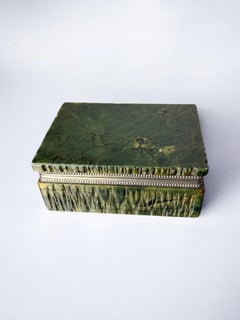 Coiffeuse en albâtre vert de Romano Bianchi, Italie, années 1970