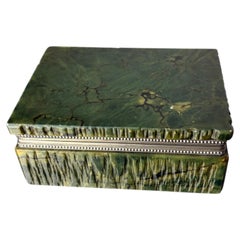 Coiffeuse en albâtre vert de Romano Bianchi, Italie, années 1970