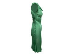 Green Alexander McQueen Sleeveless Bodycon Dress Size US XXS