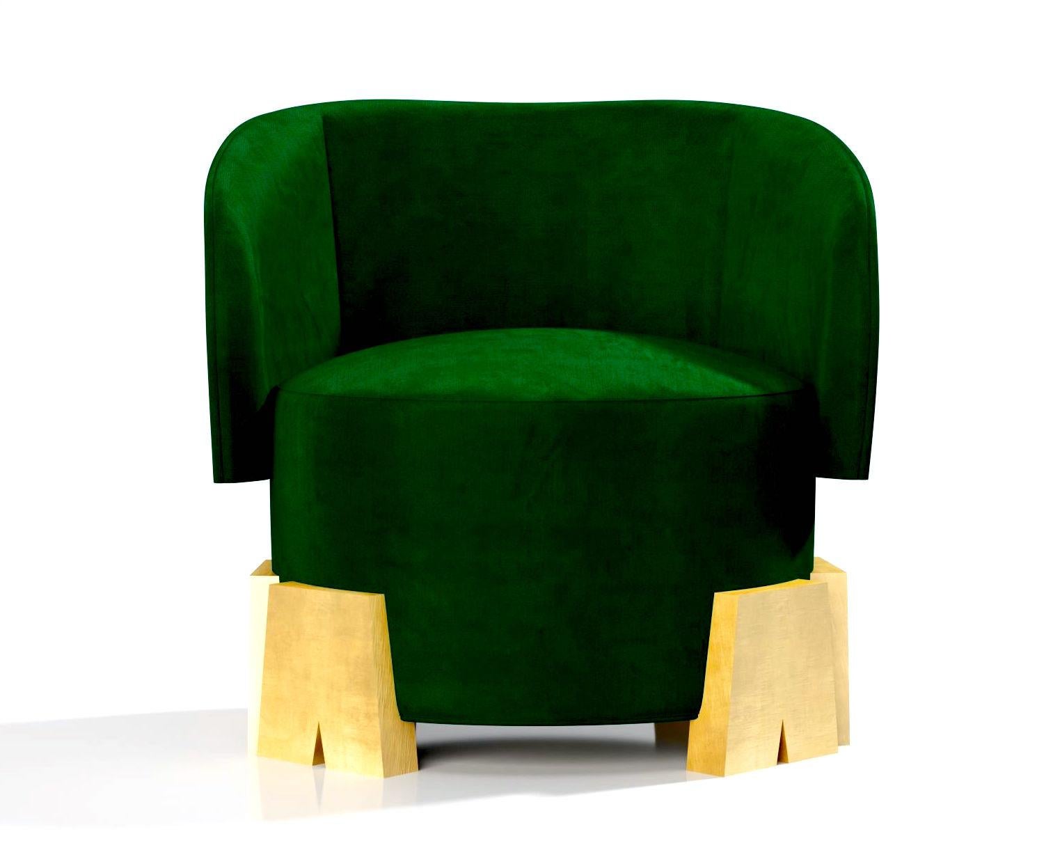 Post-Modern Green Alpine Armchair by Kasadamo