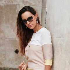 Améthyste verte  Pendants d'oreilles en or jaune et diamants blancs