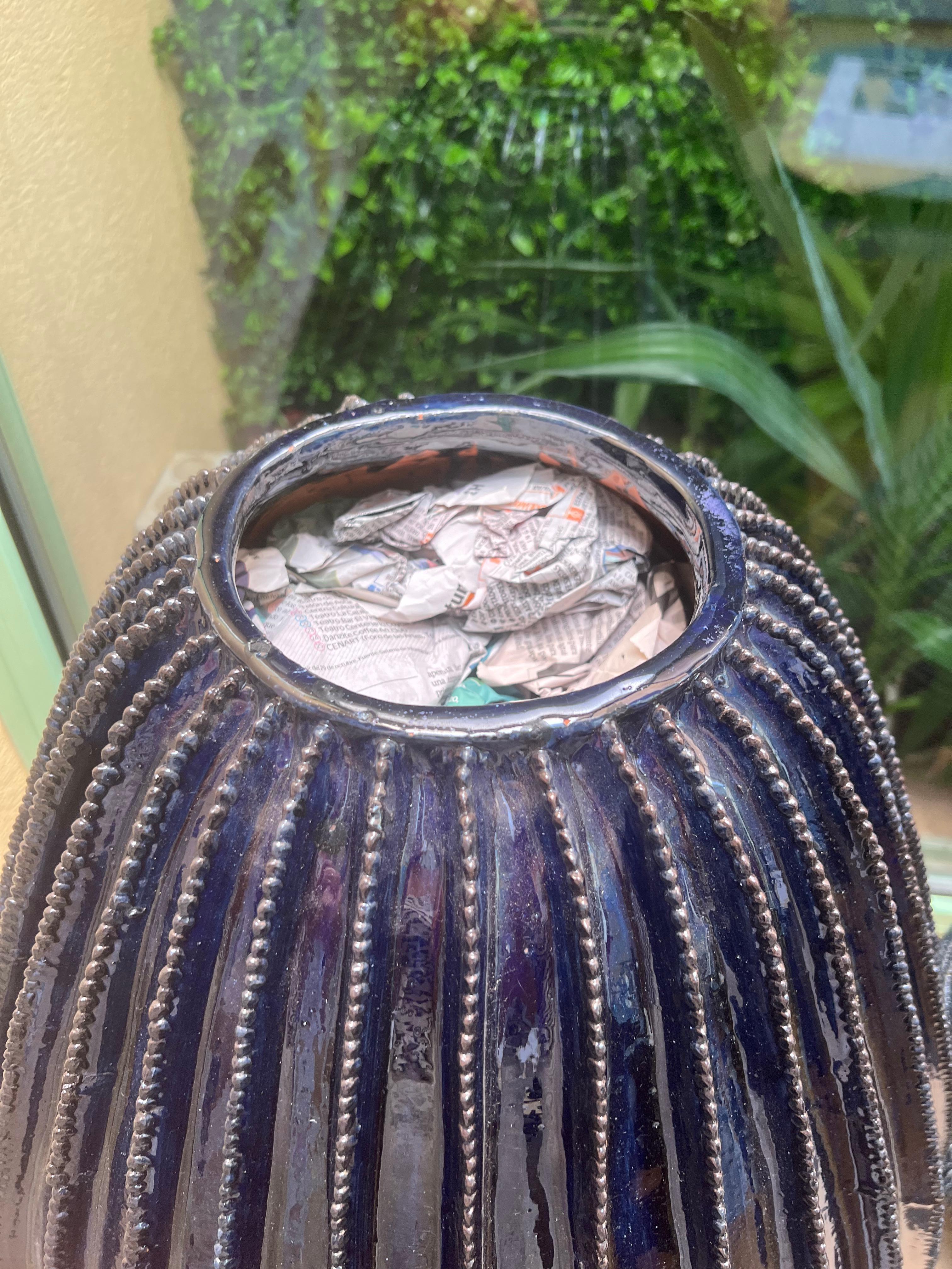 Green and Blue Acanthus by Objekti In New Condition For Sale In London, GB