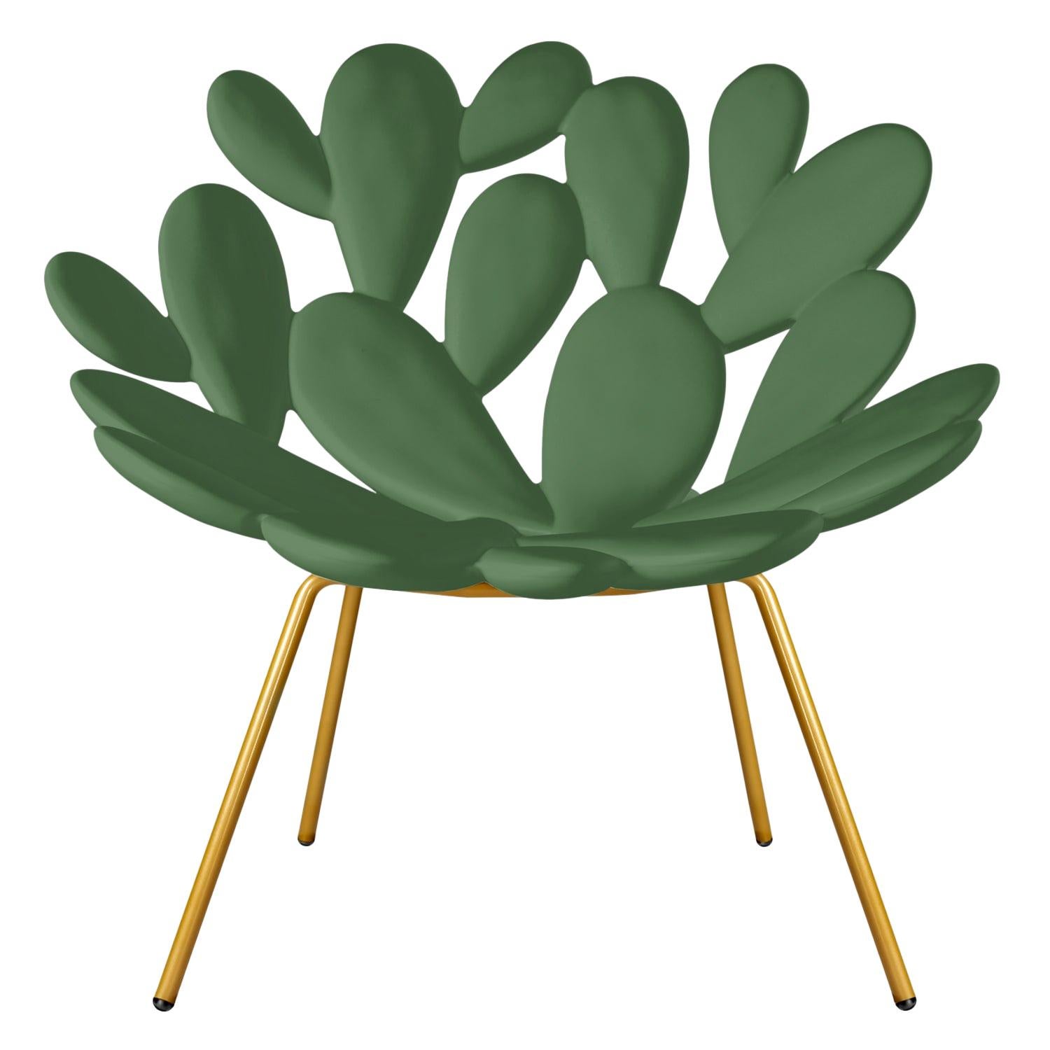 In Stock in Los Angeles, Green Indoor / Outdoor Cactus Chair, Made in Italy