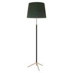 Lampada da terra Pie De Salón G1 verde e ottone di Jaume Sans