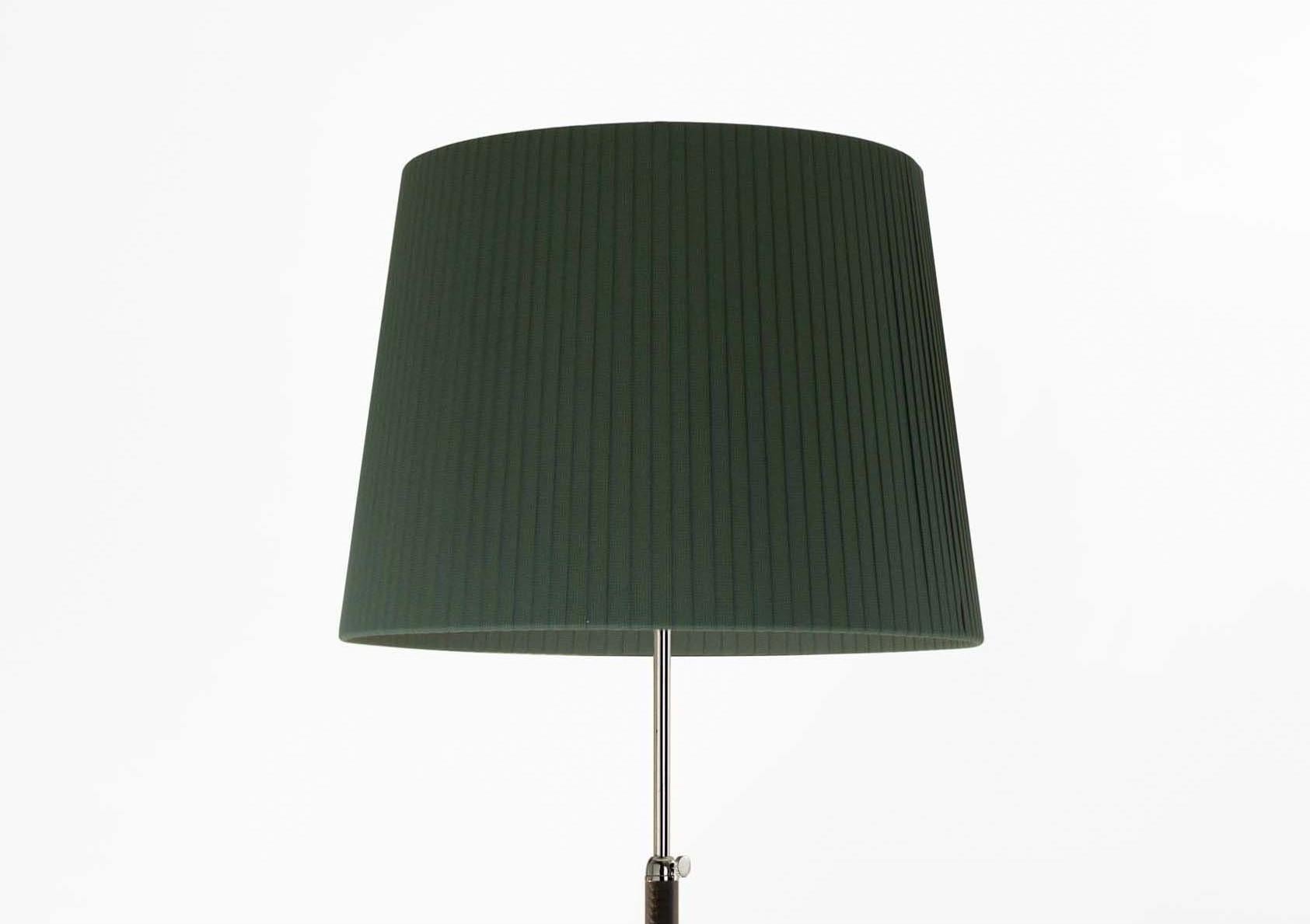 Modern Green and Chrome Pie de Salón G1 Floor Lamp by Jaume Sans For Sale