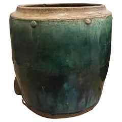 Pot à gingembre vert et turquoise, Borneo, 18ème siècle