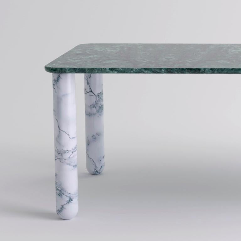 Modern Green and White Marble 