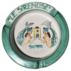 Green and Yellow Le Sirenuse Ashtray Vide-Poche