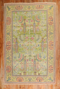 Green Antique Oushak Rug