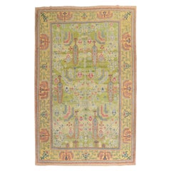 Green Antique Oushak Rug