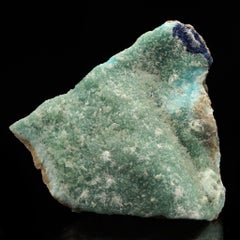 Green Aragonite With Azurite // 6.67 Lb