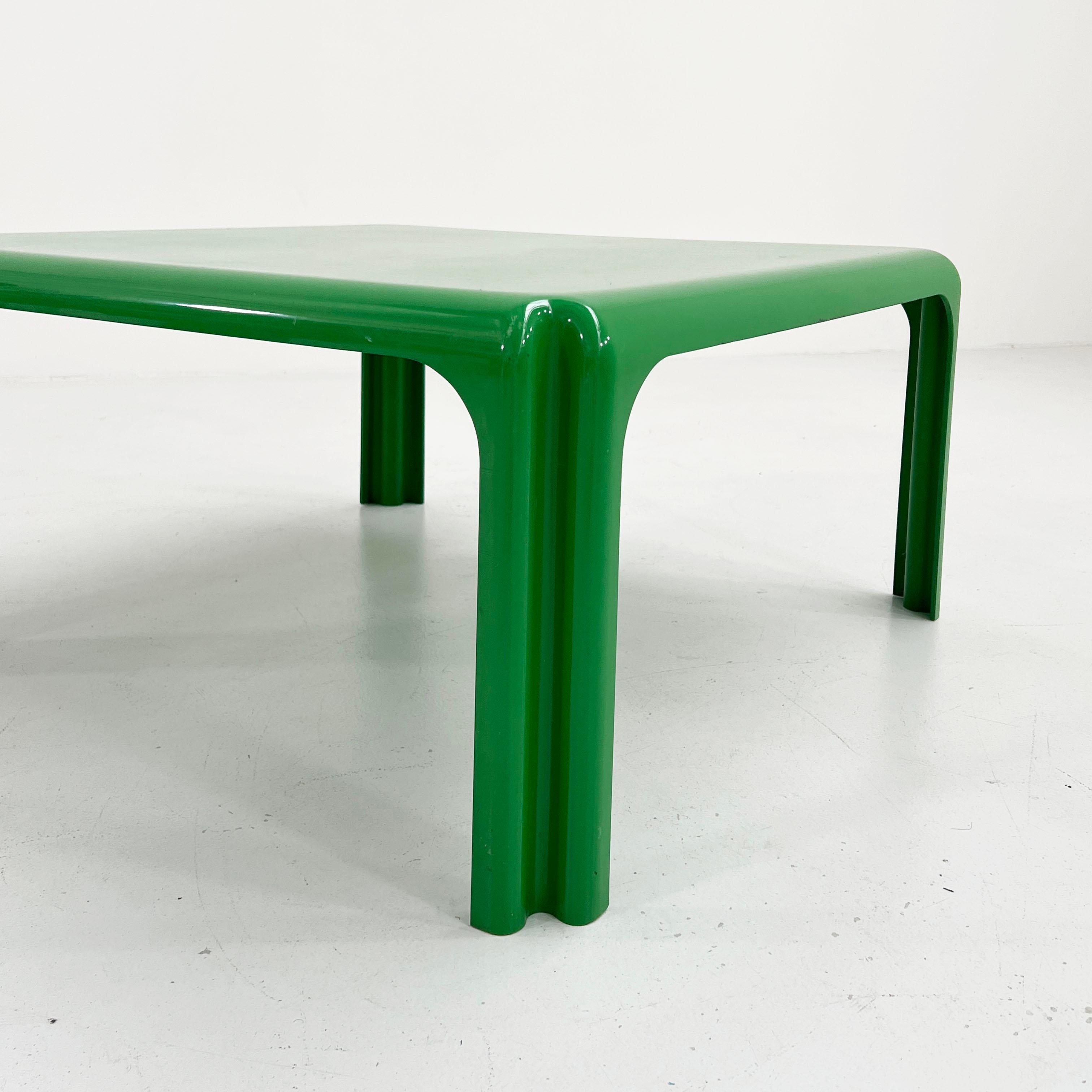 Mid-Century Modern Green Arcadia 80 Coffee Table by Vico Magistretti for Artemide, 1970s