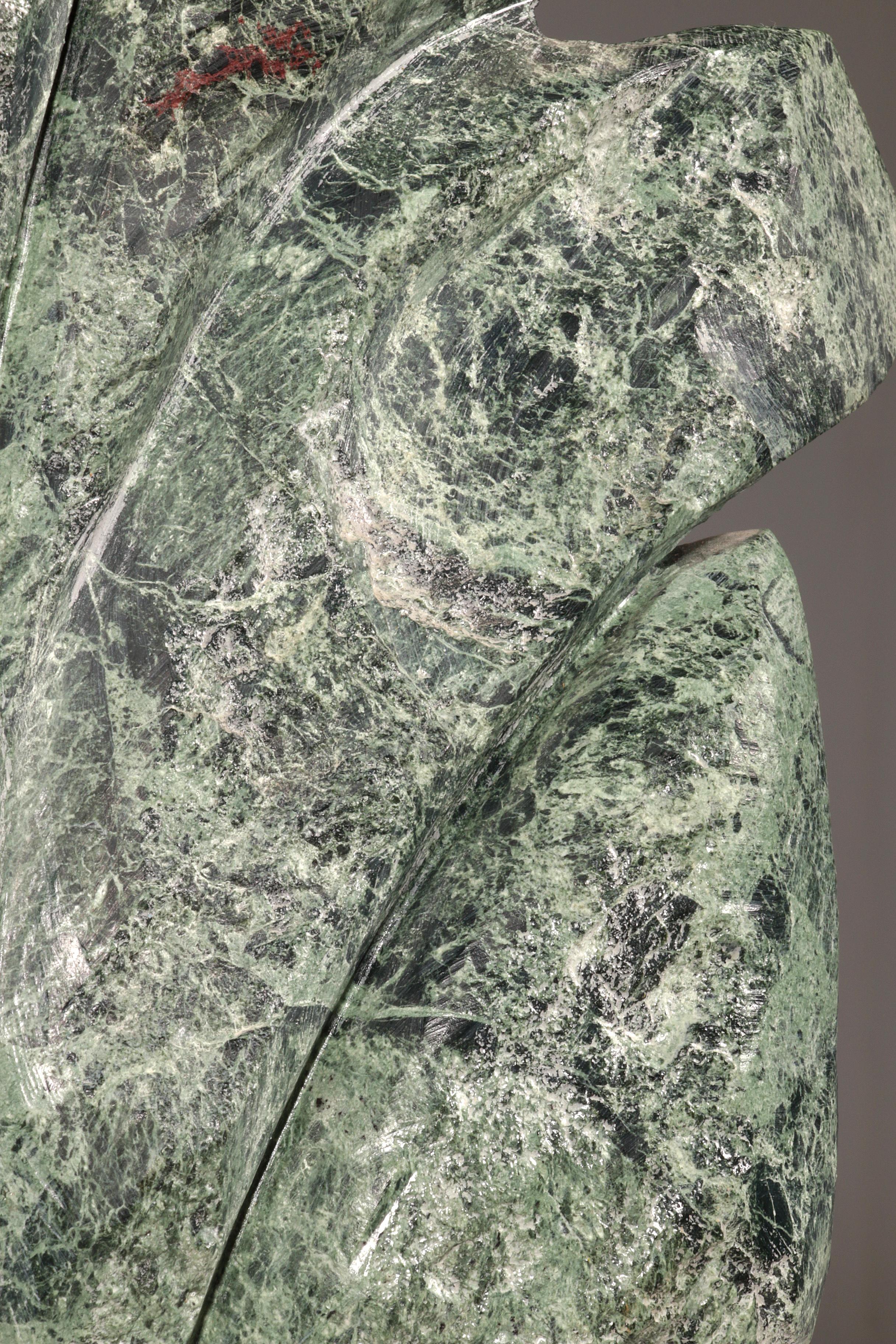 Late 20th Century Green Armando Rosato’s 1977 Carrara Marble Masterpiece For Sale