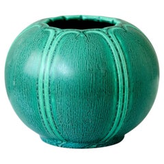 Vase en grès Greene & Greene de Nils Emil Lundström. Rorstrand, Suède, années 1920