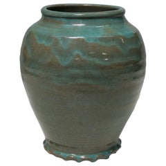 Green Art Deco Vase
