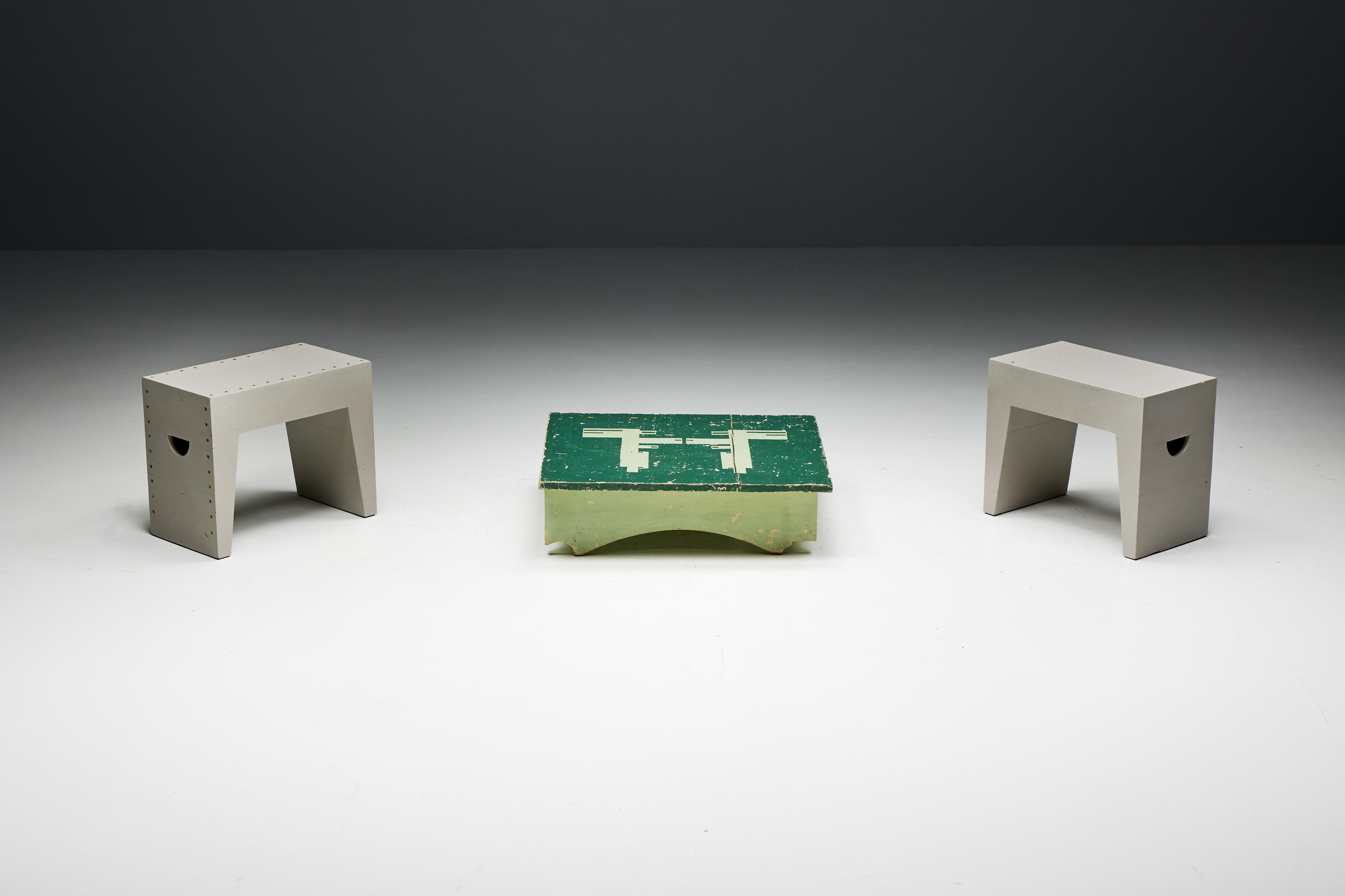 Table d'appoint Populaire vert, France, 19ème siècle en vente 5